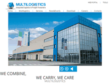 Tablet Screenshot of multilogistics.net